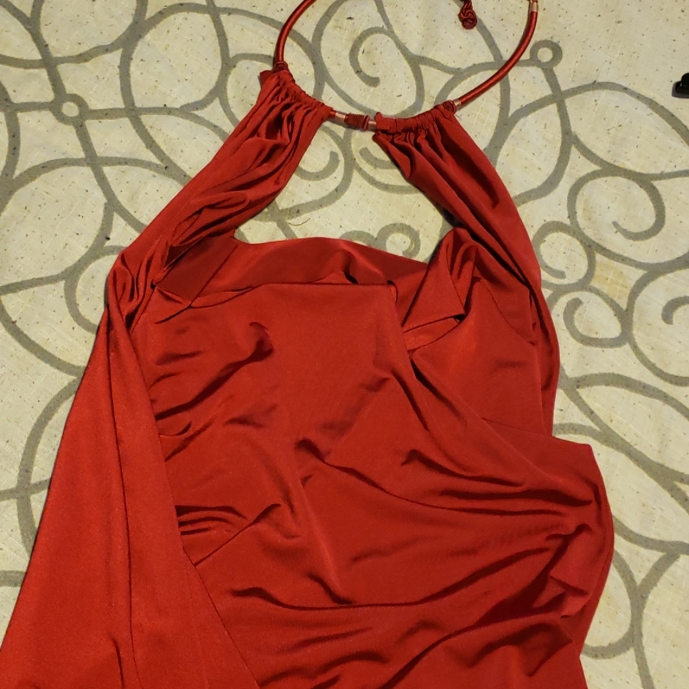 Sexy red dress